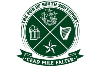 do wonderful pub logo in my style