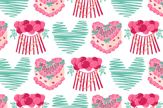 create cute valentine card designs and patterns