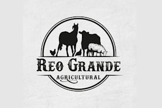 design beautiful animals sheep logo in illustrator