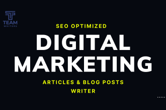 write top digital marketing blog posts and articles