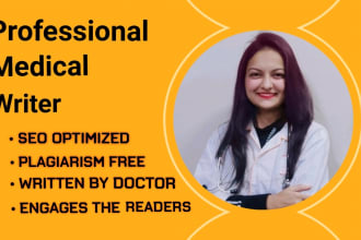 write SEO optimized medical content for website as a doctor