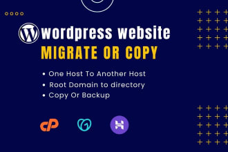 do migrate wordpress website transfer or copy or clone or backup