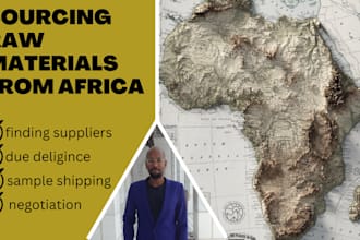 source products and raw materials from africa