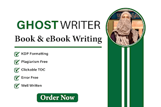 ghost write nonfiction 30k words ebook as ghost book writer