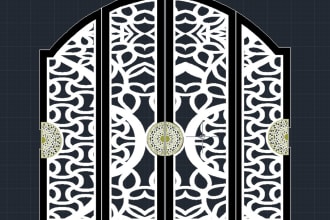 do vector, cad file for cnc laser cutting, router, dxf dwg PSD