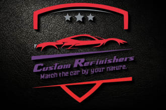 design professional racing car and automotive logo
