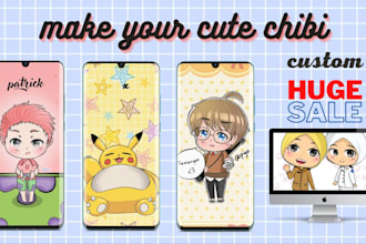 create chibi cute mascot
