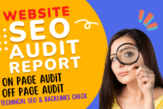 do website SEO audit report and competitor analysis
