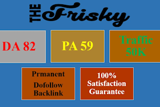 provide guest post the frisky permanent dofollow  backlink