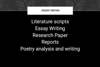 proofread literature and linguistics essays for you