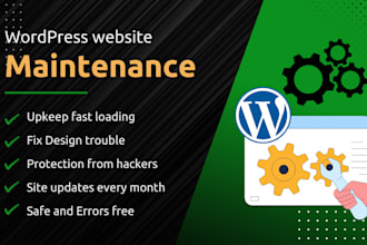 be the maintainer of your wordpress website