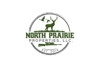 design a modern prairie logo with new concepts