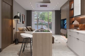 do photorealistic interior design and rendering with 3ds max