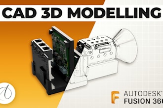 do cad 3d modelling in fusion 360