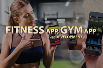 create ondemand body fitness app, gym app and diet tracking