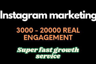 do instagram marketing to get organic followers growth and engagement