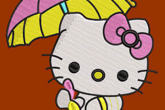 custom embroidery digitizing into dst, pes, and other machine formats