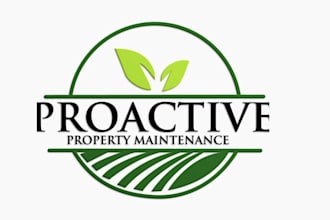 do landscape lawn care irrigation eco garden tree nature agriculture mowing logo
