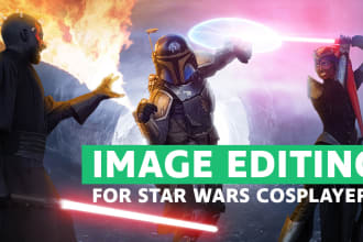 edit and retouch your star wars cosplay photo professionally