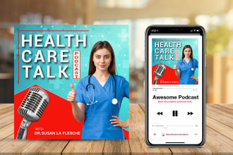 design  professional podcast cover art and itunes covers