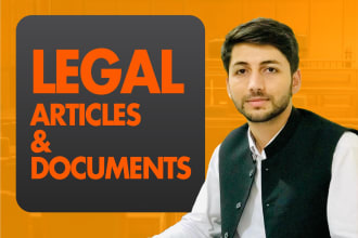 do legal writing, legal articles, legal documents and drafting