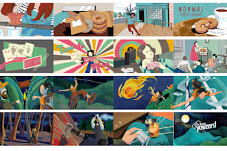 do story boarding for your animation or motion graphic