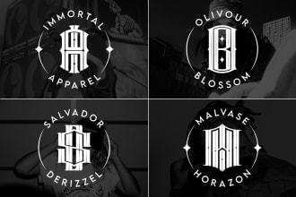 design monogram for urban brand logo