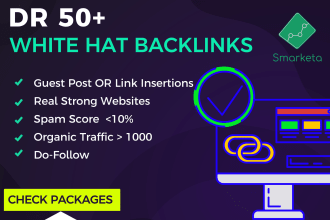 provide high dr da guest post SEO backlinks