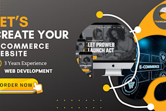 design and develop ecommerce online store website and app
