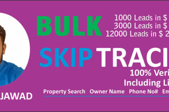 provide fast and accurate skip tracing for USA real estate