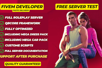create your fivem server with custom scripts and features