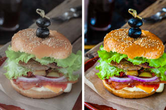 do food photography editing,retouching to make anyone hungry