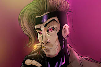 draw a custom urban digital illustration of you