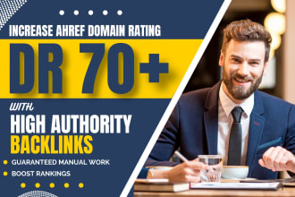 increase domain rating ahrefs DR using high authority do follow SEO backlinks