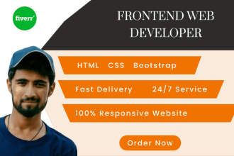 do best frontend  development using html ,CSS and bootstrap