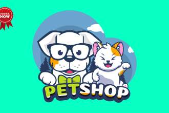 design cute hand drawn , mascot cartoon logo