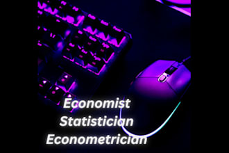 be your economist, statistician and econometrician