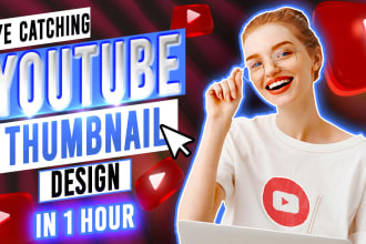design the best clickbait viral youtube thumbnail