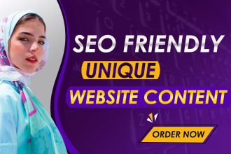 be your SEO website content writer