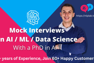 do a mock interview in machine learning, data science