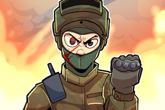 draw a custom drawn youtube thumbnail