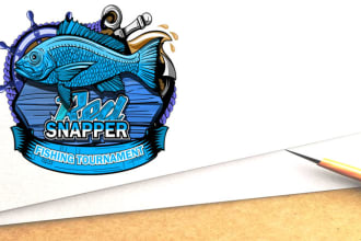 make awesome luxury fish logo design in one day