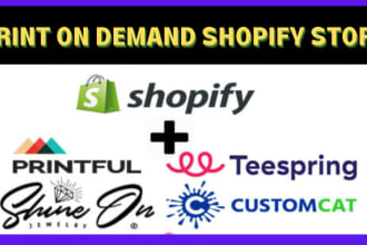 design print on demand shopify store