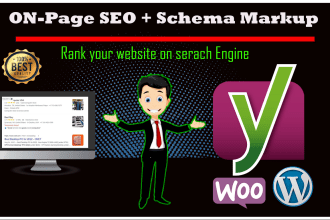 do wordpress yoast and rank math onpage SEO with schema markup