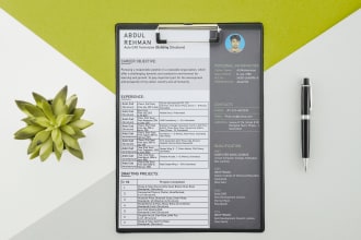 do your resume, CV and cover letter professionally