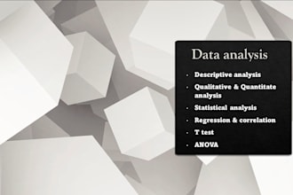 statistical analysis of data on excel, spss, primer, minitab and fisat