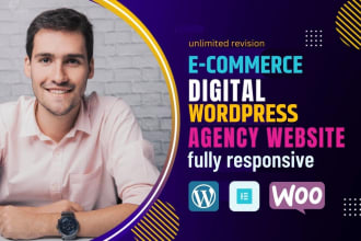 do ecommerce website online store using wordpress woocommerce