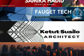 design linkedin banner professional cover page post ads
