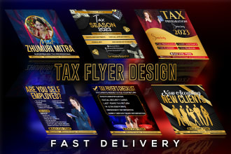 design premium tax flyer