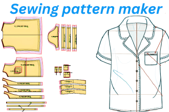 make sewing patterns for any type of clothing with grading